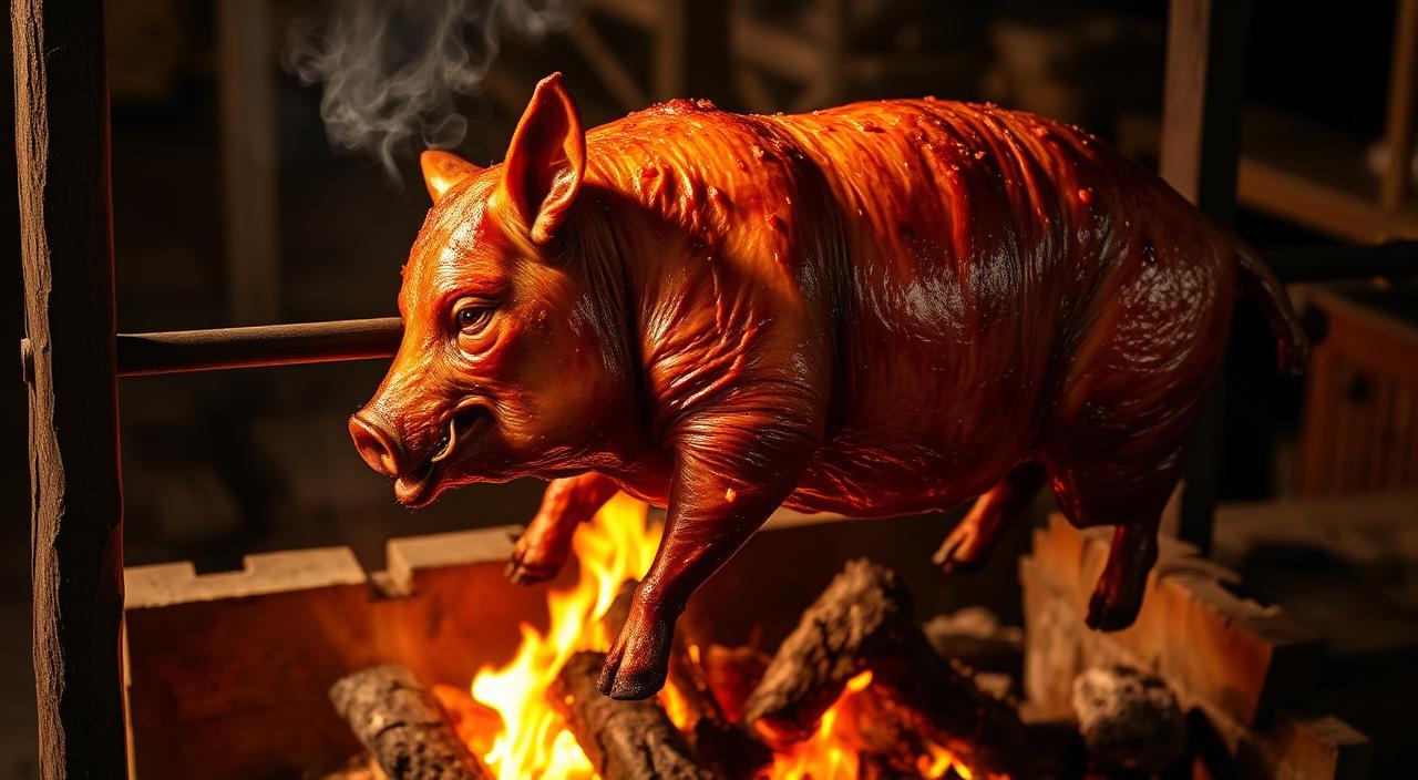 Lechón al Palo — Peruvian Whole Roasted Suckling Pig