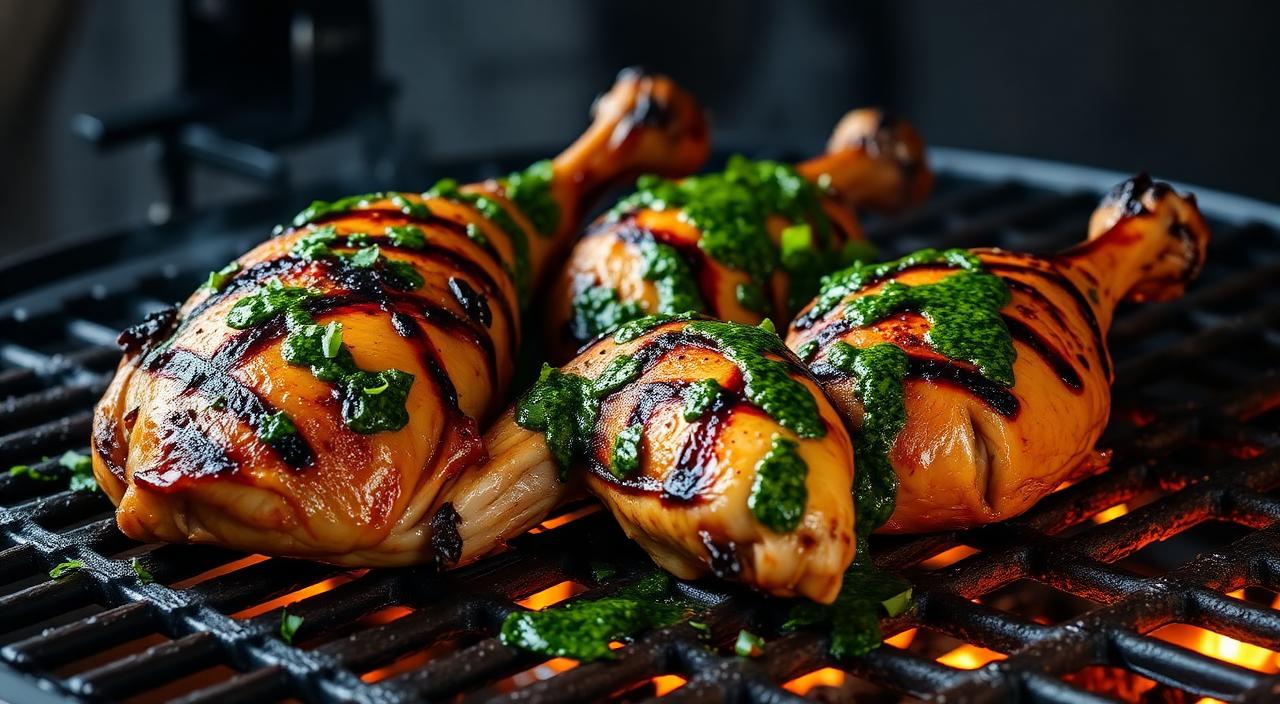Chimichurri Chicken Quarters — Bone-In Thighs and Drums