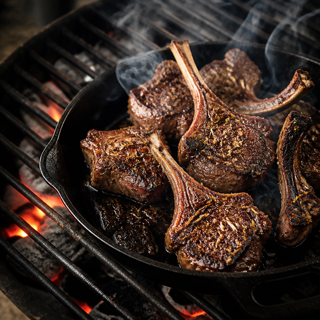 Braai-Smoked Lamb Chops (Karoo-Style)