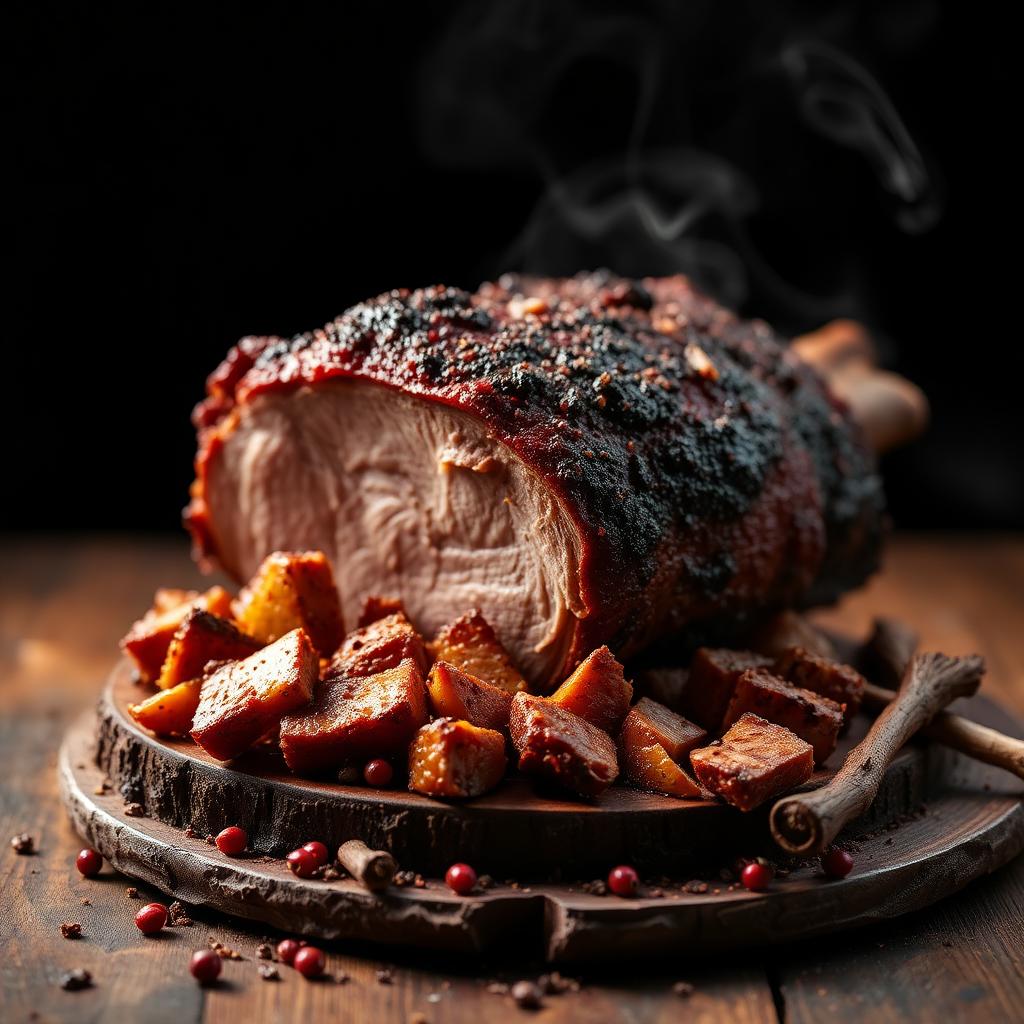 Pimento-Wood Whole Shoulder Authentic Jerk Pork