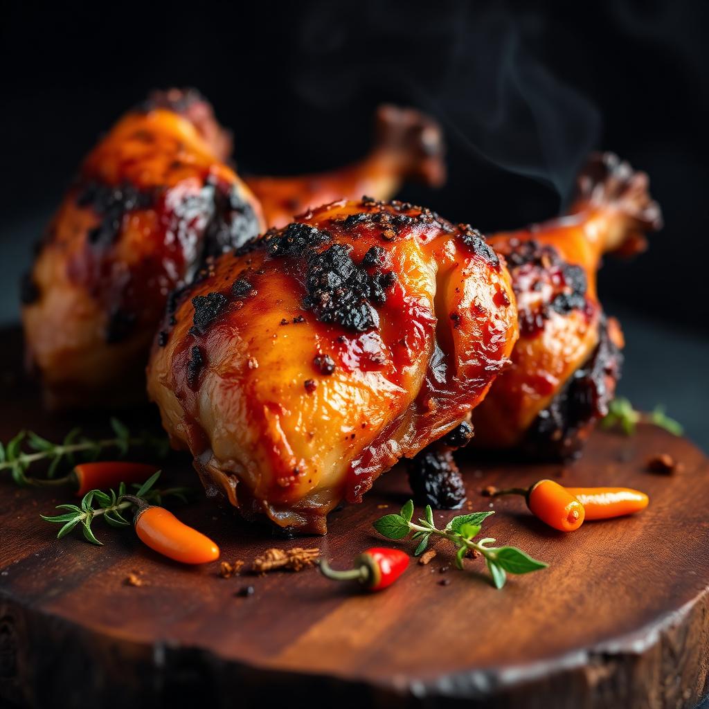 Classic Smoked Jerk Chicken Thighs