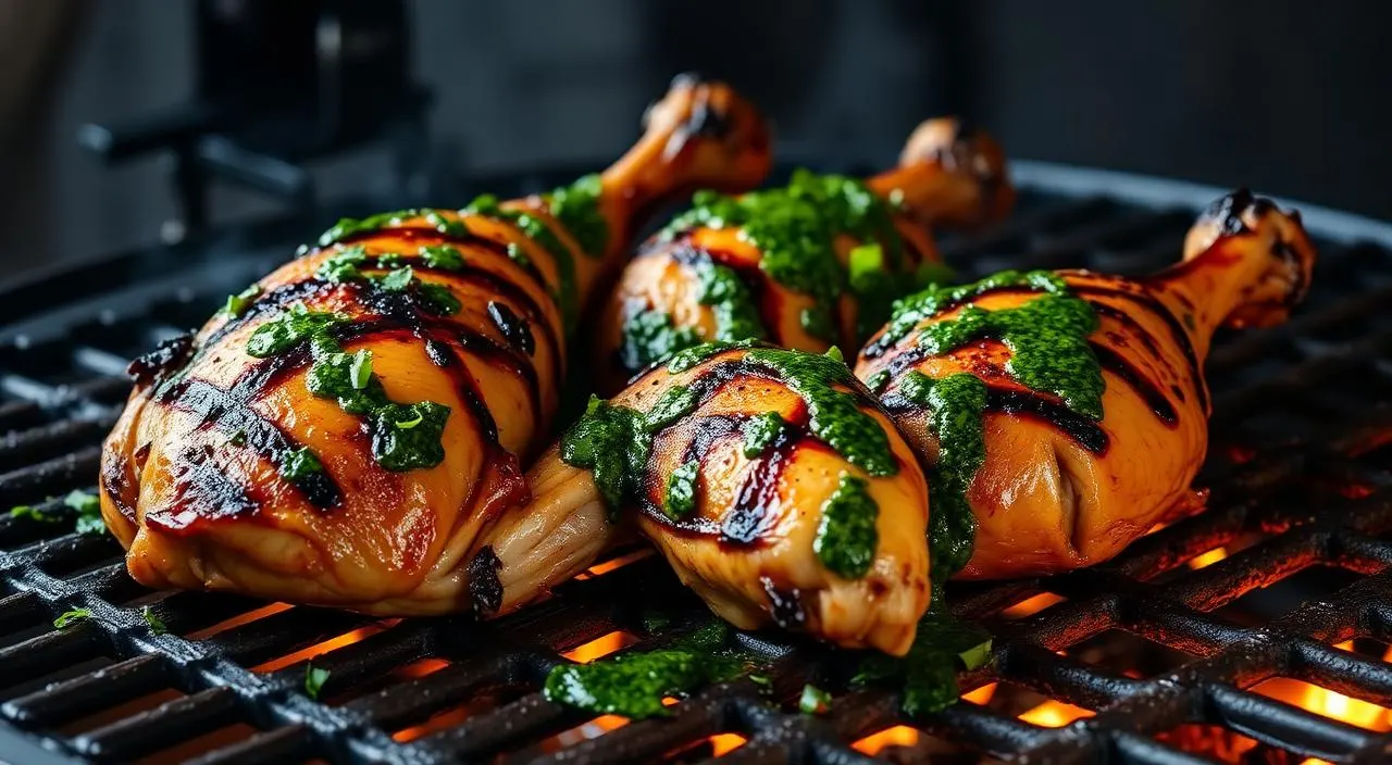 Chimichurri Chicken Quarters — Bone-In Thighs and Drums