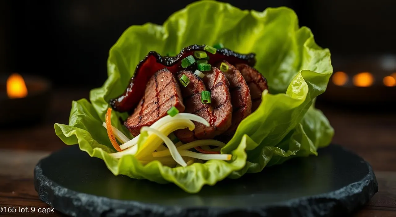 Carne Asada Korean Fusion Ssam