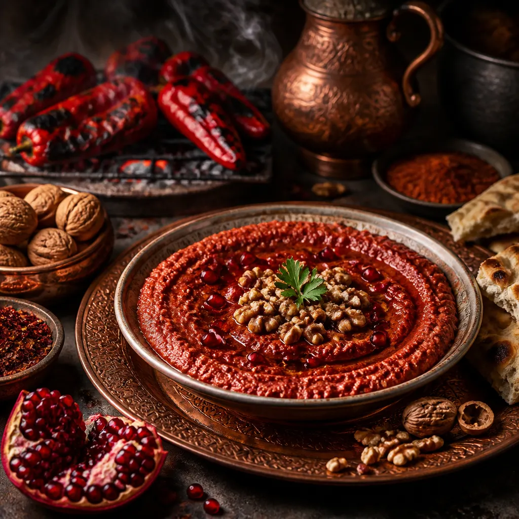 Muhammara — Smoked Pepper & Walnut Dip