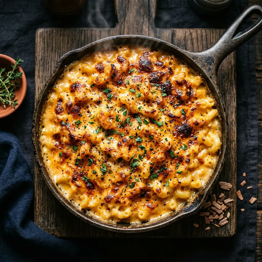 Apple-Smoked Smoked Mac & Cheese