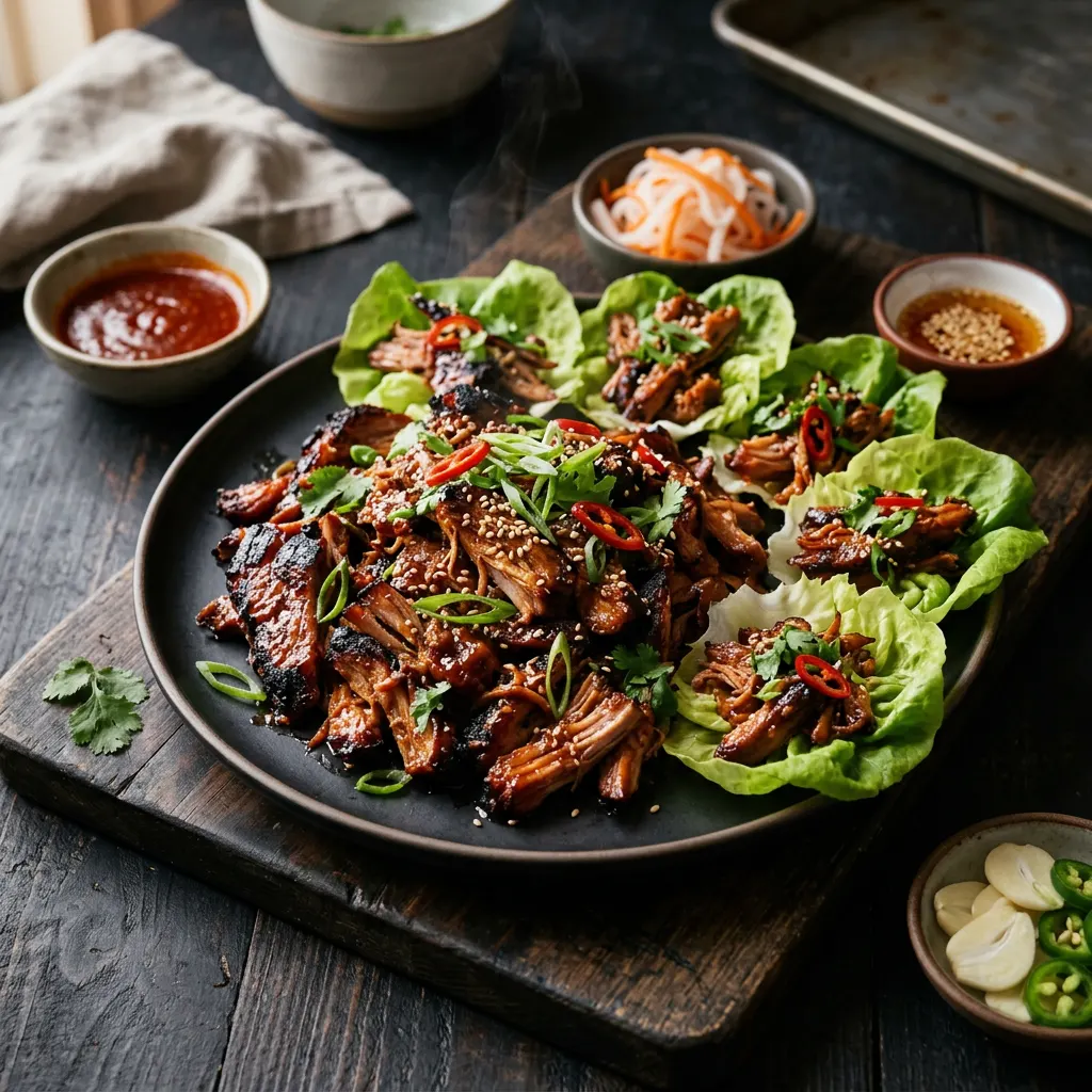 Cherry-Smoked Smoked Pork Bulgogi with Butcher Paper Wrap