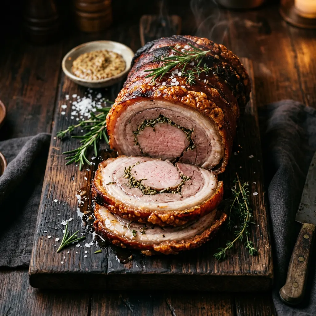 Smoked Porchetta Roll