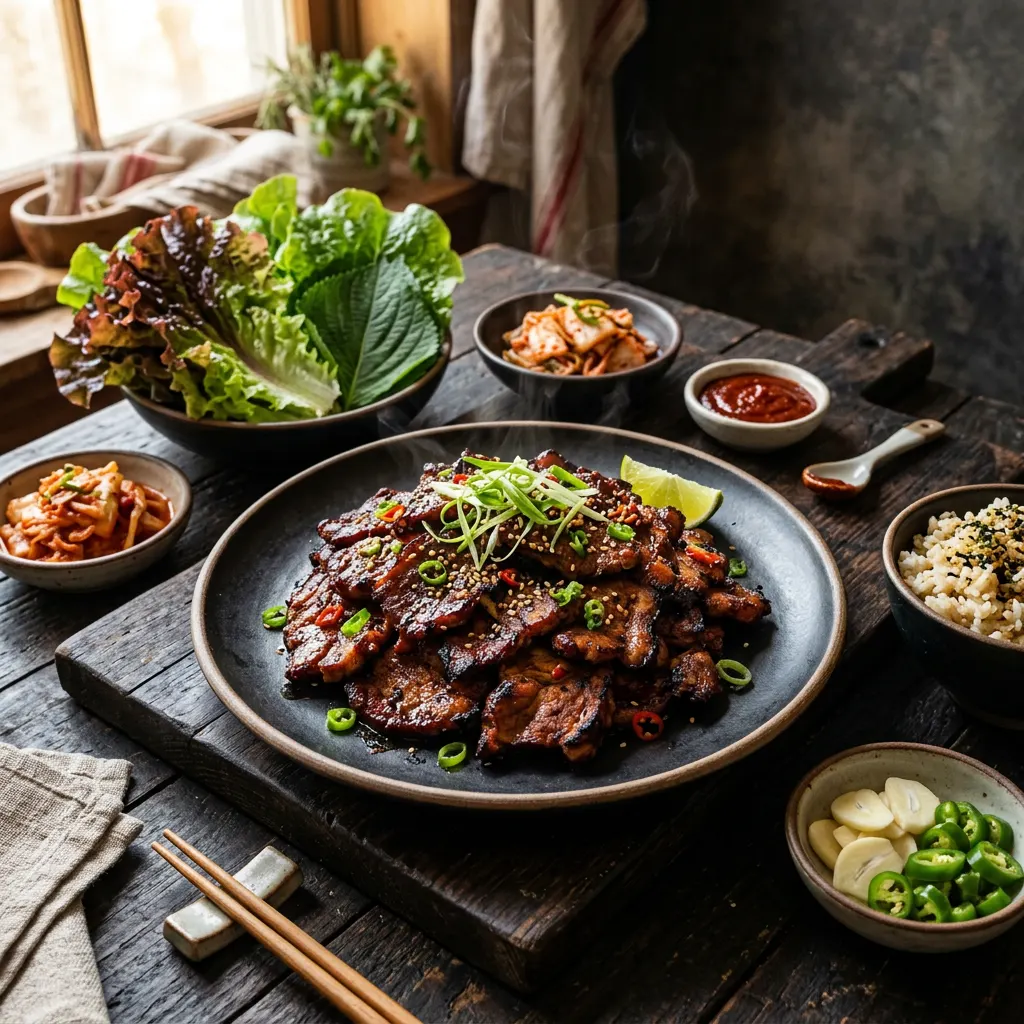 Apple-Smoked Smoked Pork Bulgogi