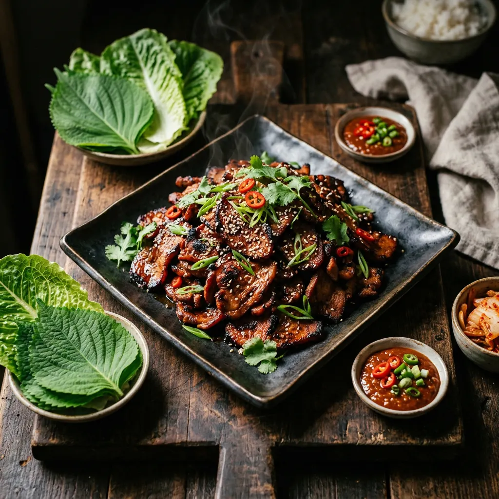 Backyard Smoked Pork Bulgogi