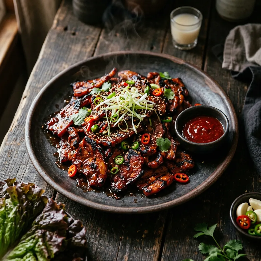 Variation of Smoked Pork Bulgogi