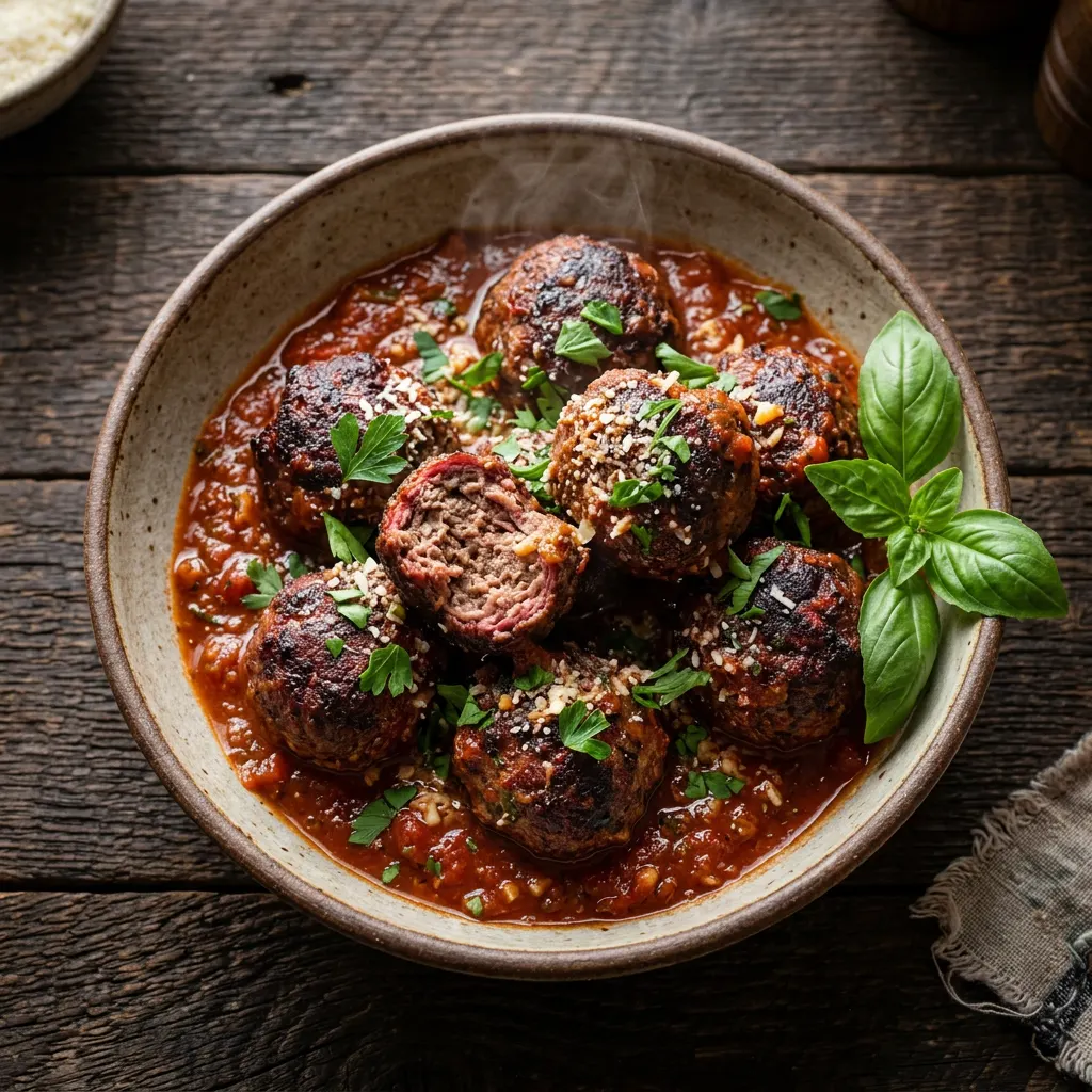 Hickory-Smoked Smoked Italian Meatballs