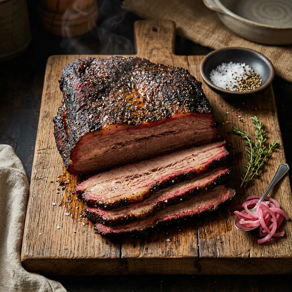Apple-Smoked Central Texas Salt-and-Pepper Brisket
