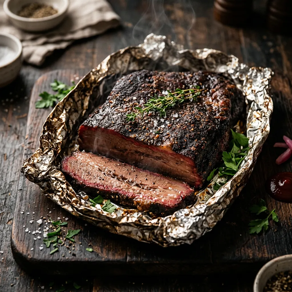 Foil-Boat Brisket