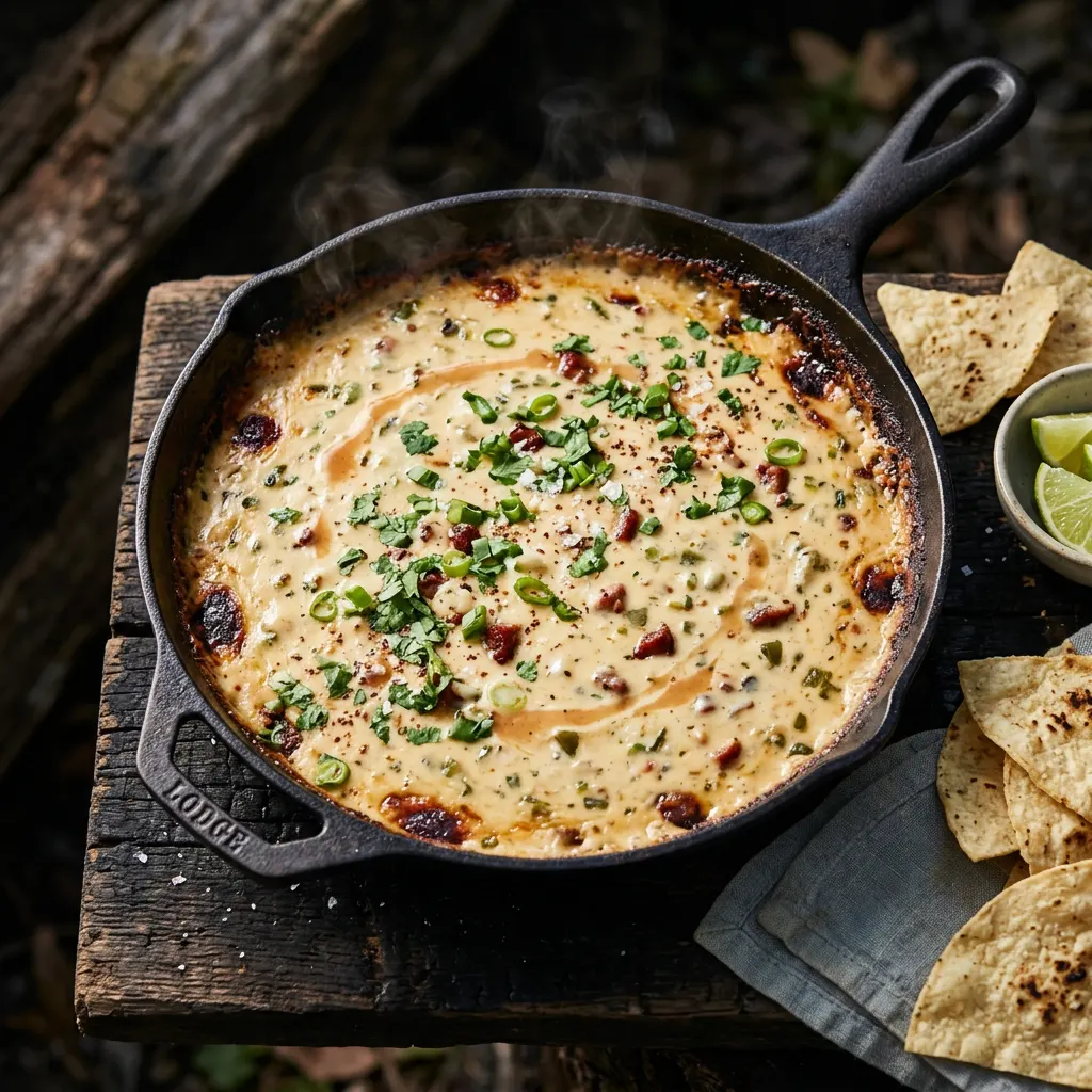 Apple-Smoked Pellet-Cooker Smoked Queso
