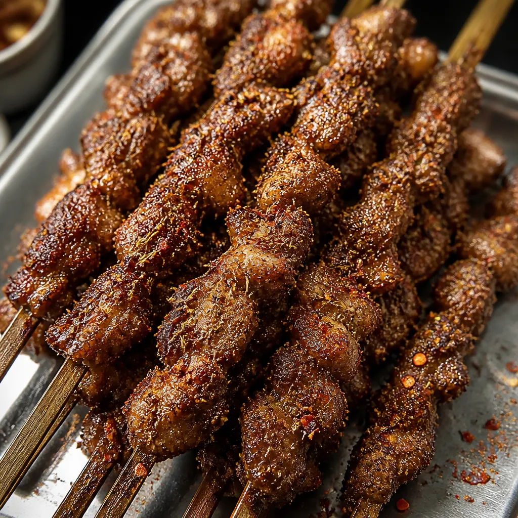 Smoked Cumin Lamb Skewers (Chuan)