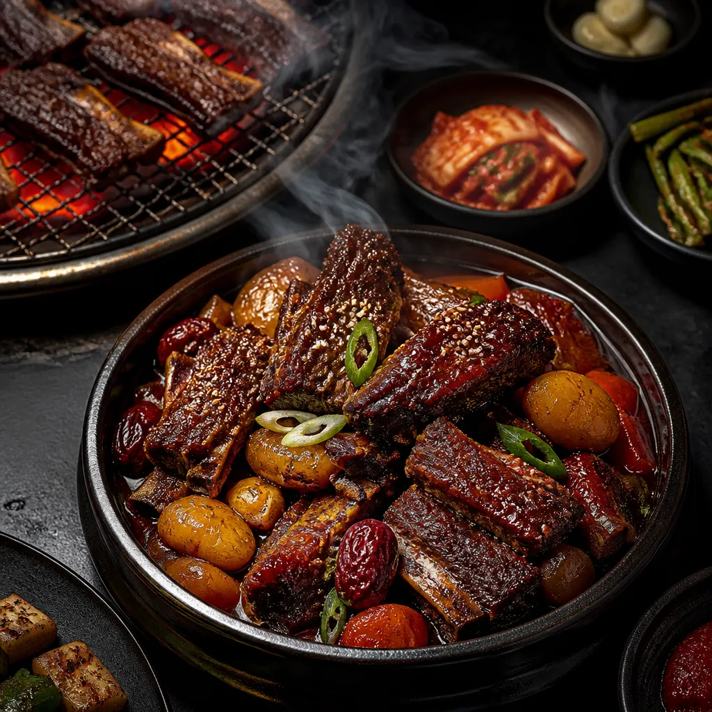 Smoked Galbijjim (Braised Short Ribs)