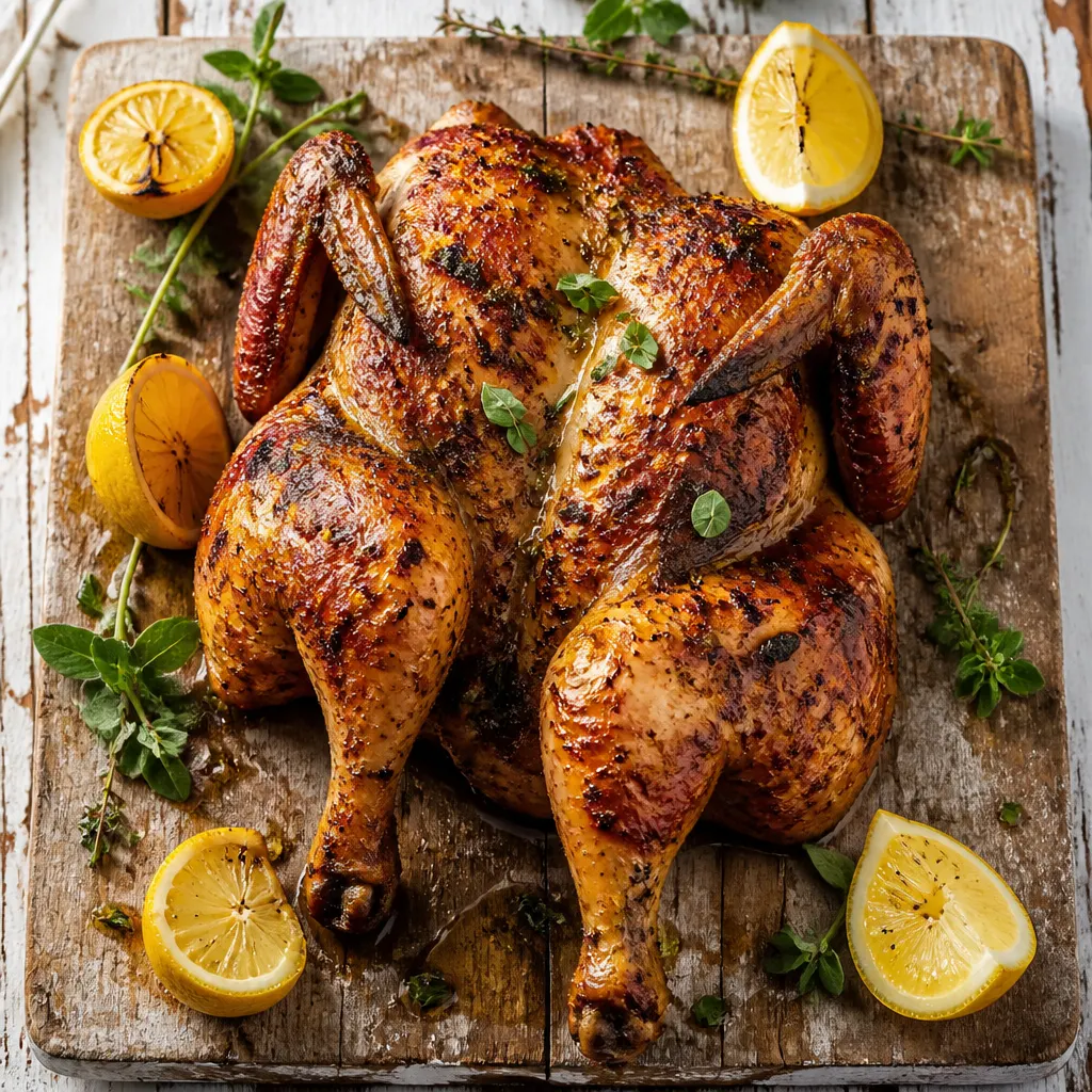 Smoked Greek Lemon Chicken
