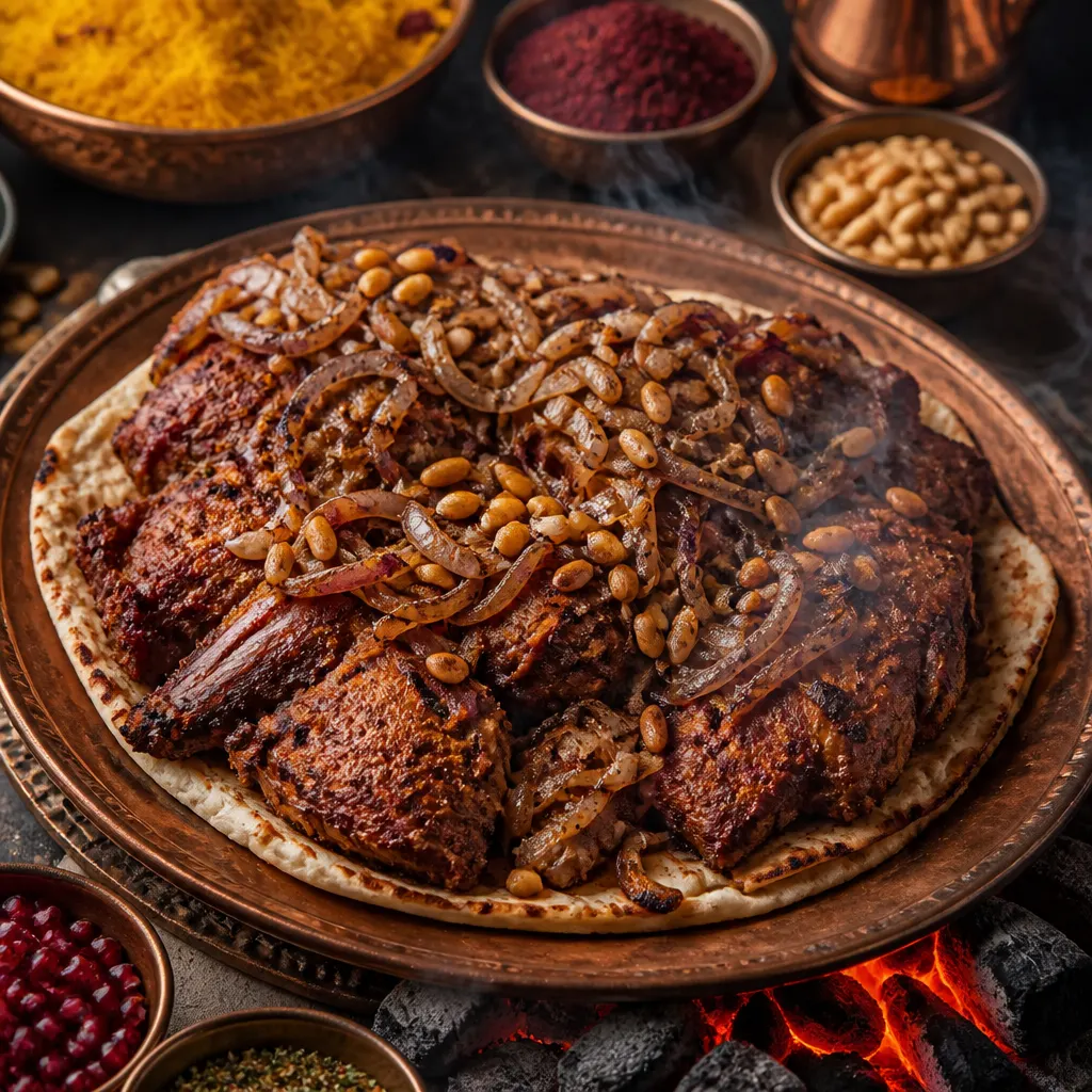 Smoked Musakhan — Palestinian Sumac Chicken on Taboon Bread