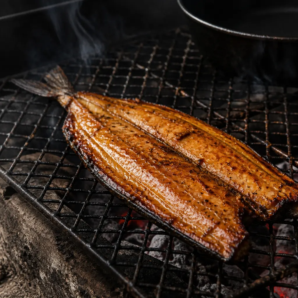 Smoked Snoek with Apricot Glaze