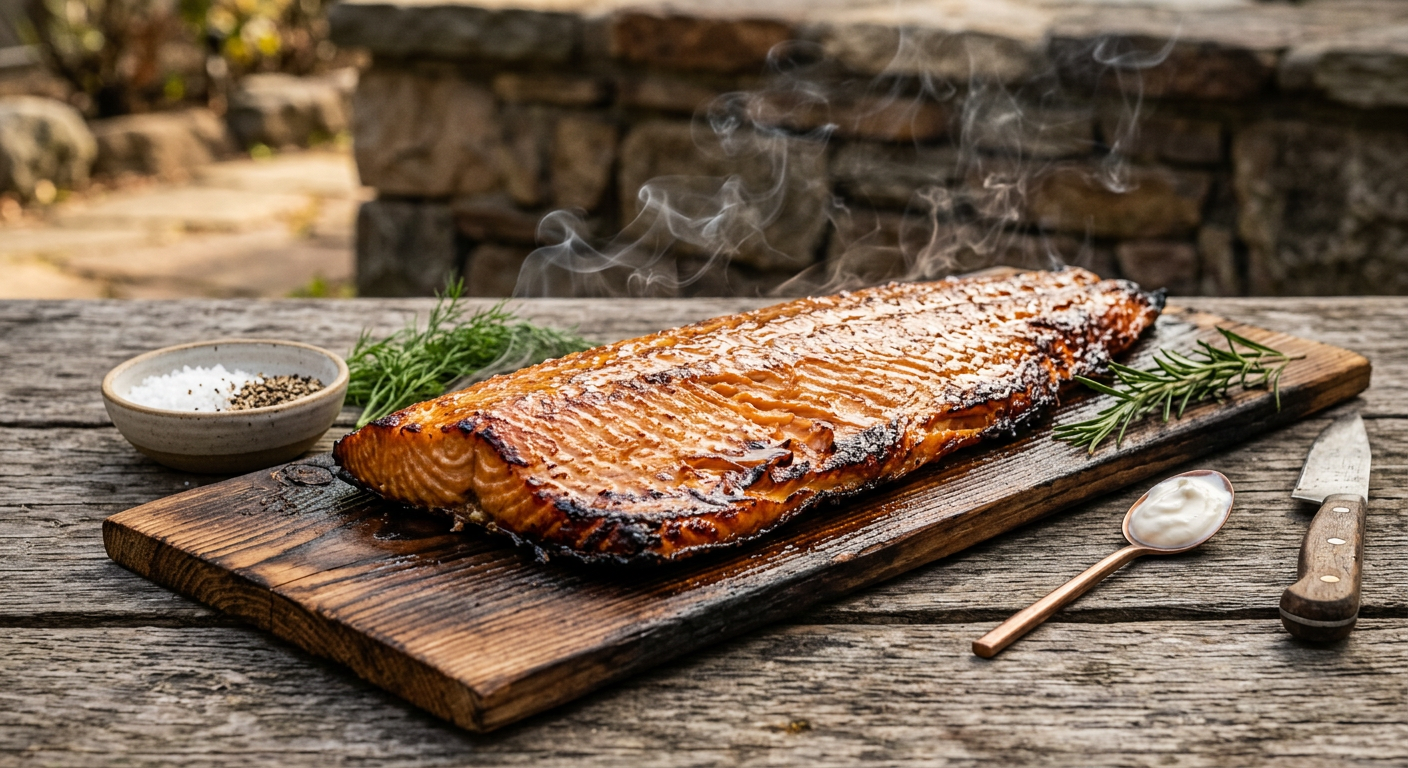 Cedar-Plank Smoked Salmon