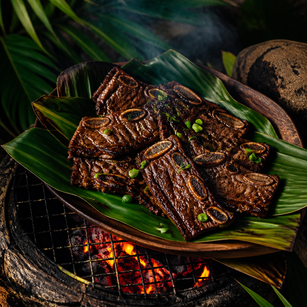 Hawaiian Smoked Teriyaki Short Ribs
