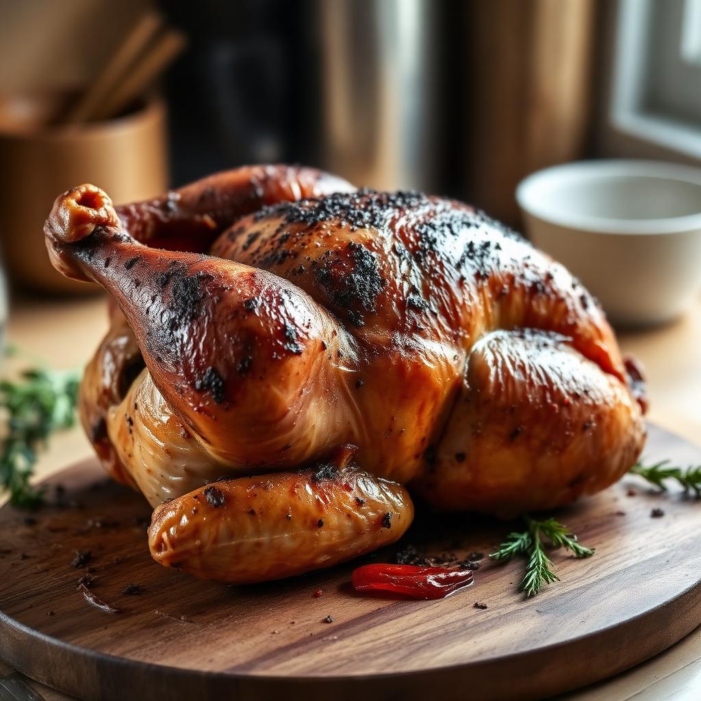 Caraway-Juniper Smoked Chicken
