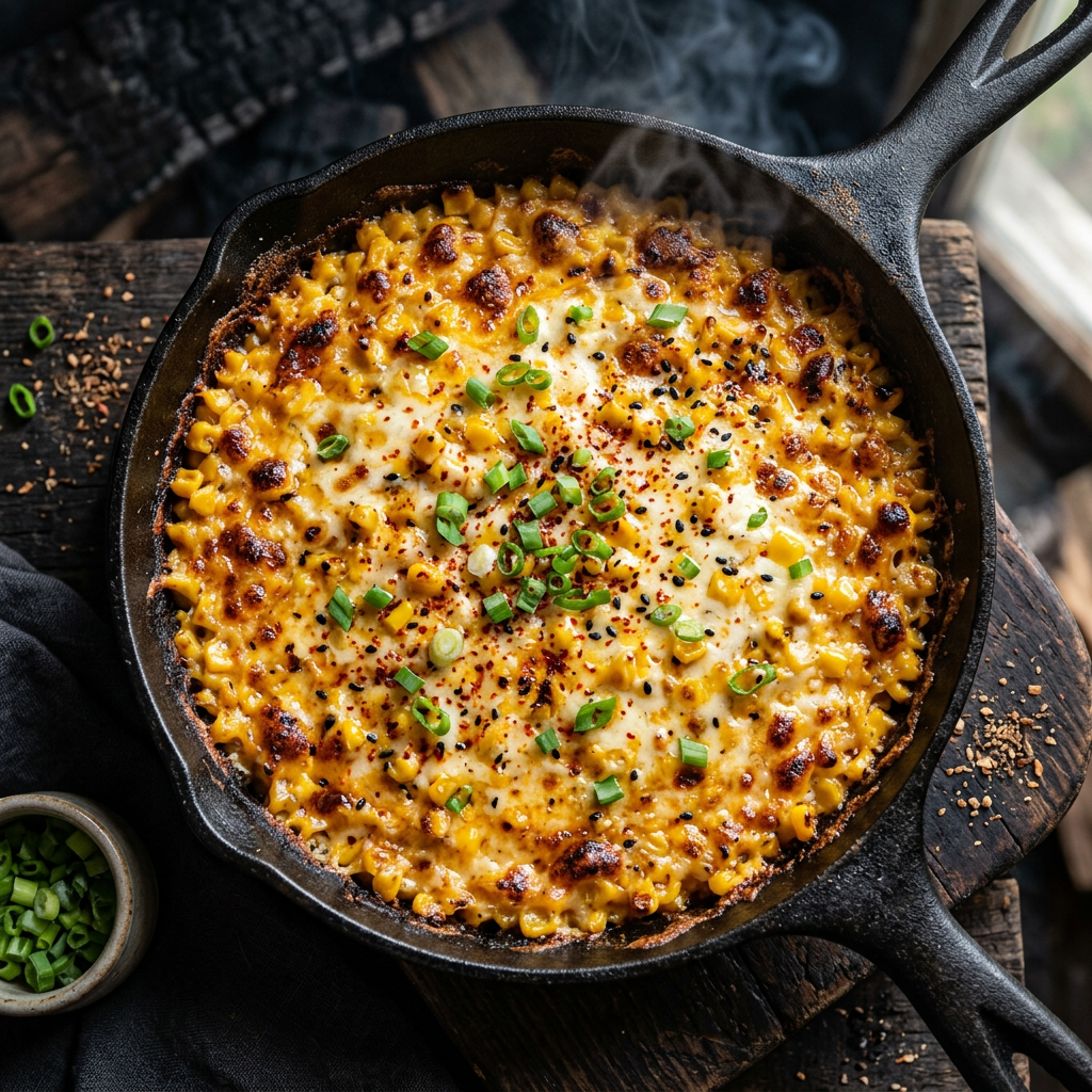 Backyard Version of Smoked Korean Corn Cheese