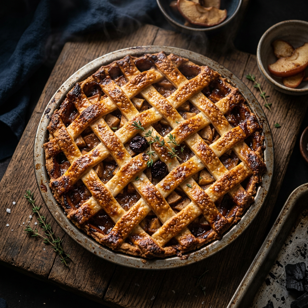 Backyard Version of Backyard Version of Pellet Smoker Smoked Apple Pie