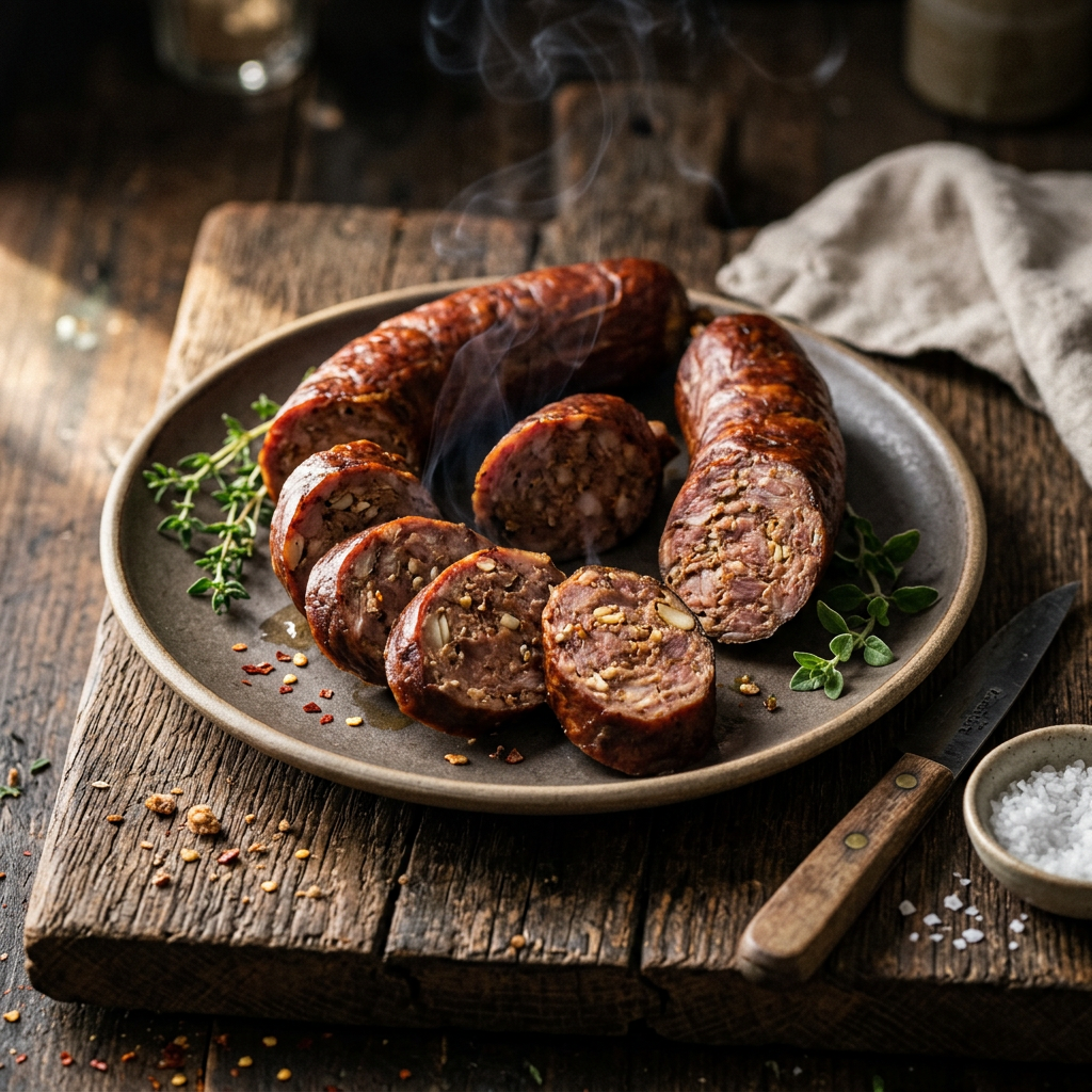 Cajun Cold-Smoked Andouille