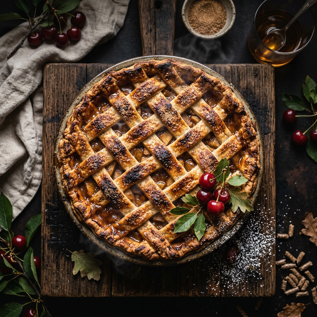 Sunday's My Take on Pellet Smoker Smoked Apple Pie