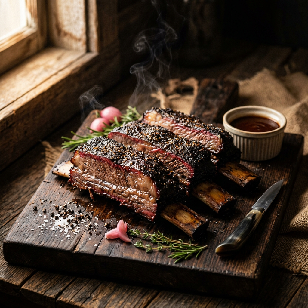 Smoked Beef Short Ribs (Dino Bones)