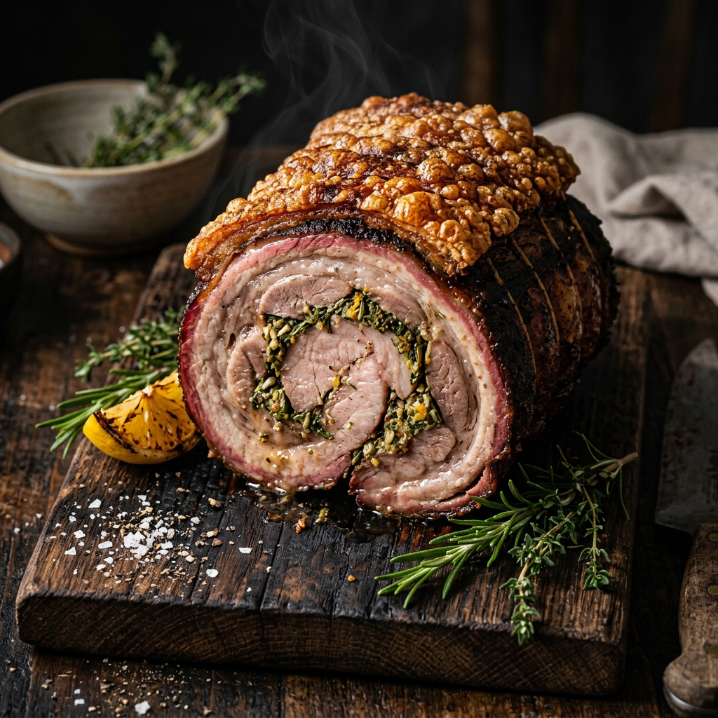 Weekend Cook — My Take on Weekend Cook — Sunday's Sunday's Smoked Porchetta Roll