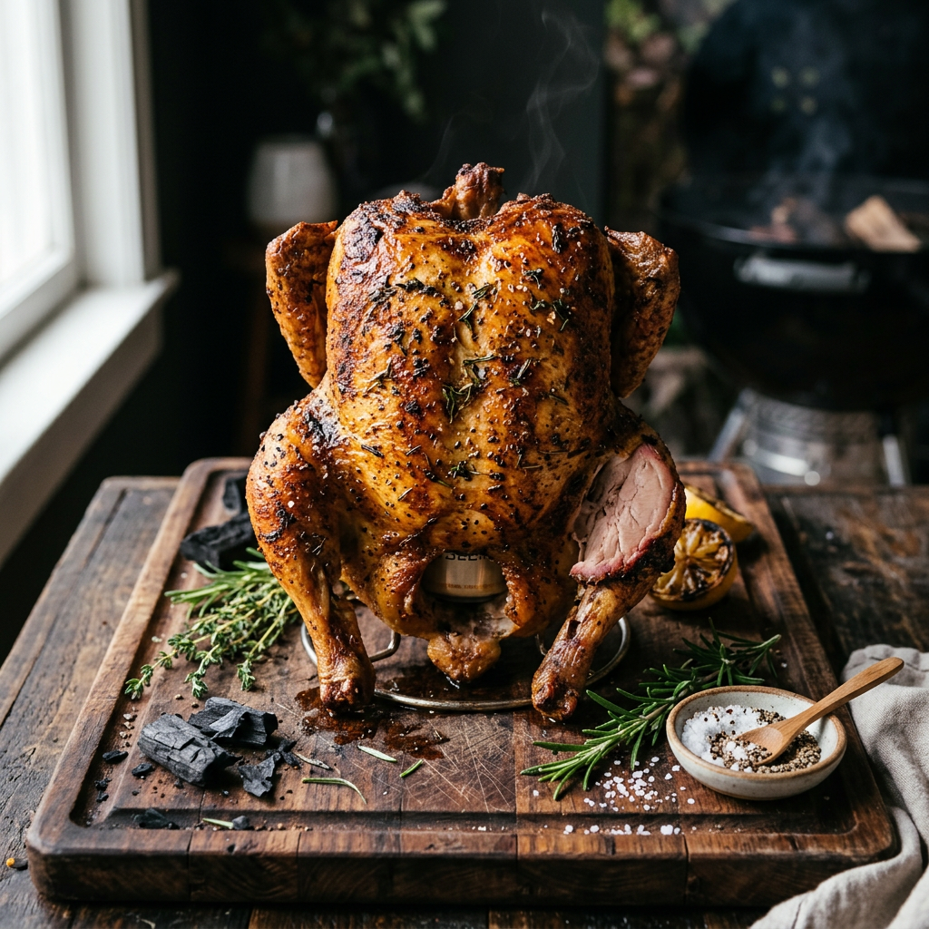 My Take on Sunday's Backyard Version of Beer-Can Whole Chicken