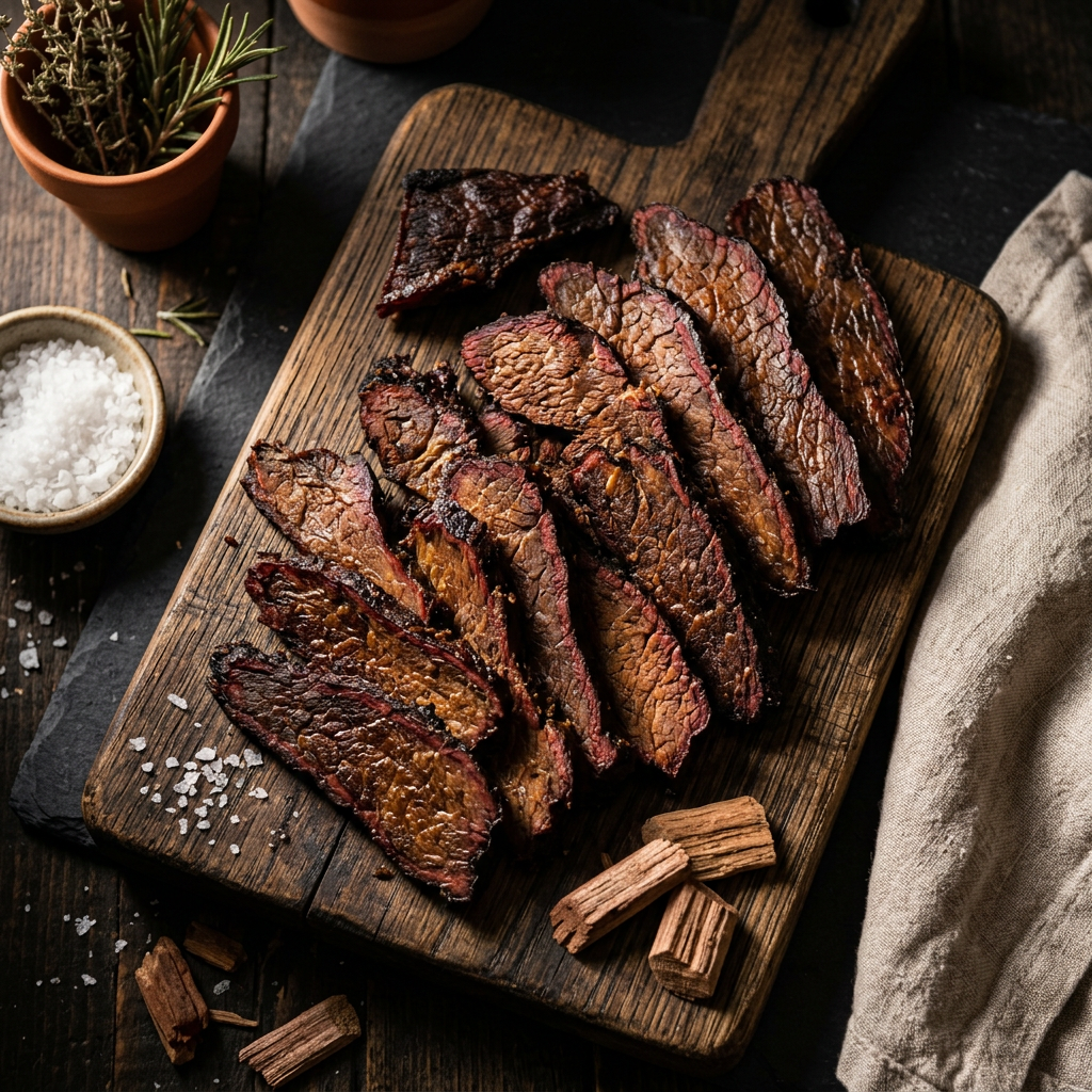 Weekend Cook — Backyard Version of Backyard Version of Smoked Beef Jerky