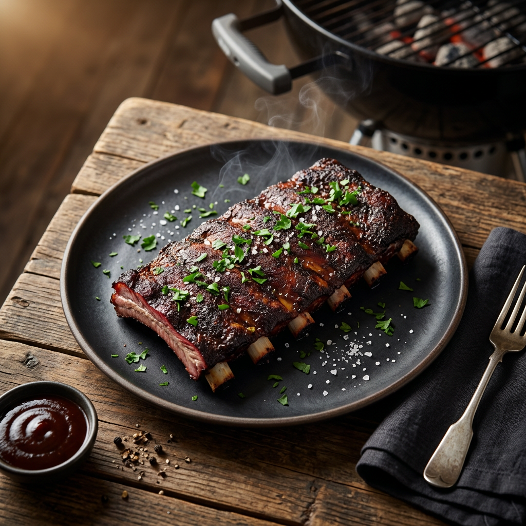 Snake-Method Kettle Ribs