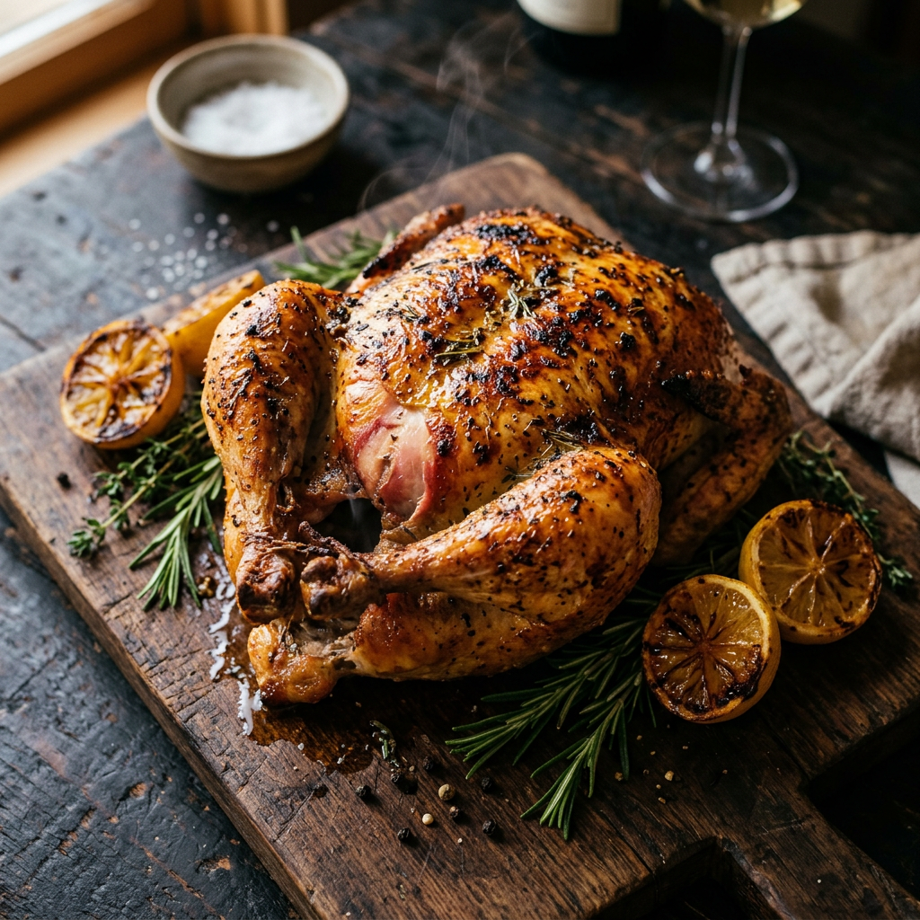 Sunday's Weekend Cook — My Take on Backyard Version of Beer-Can Whole Chicken