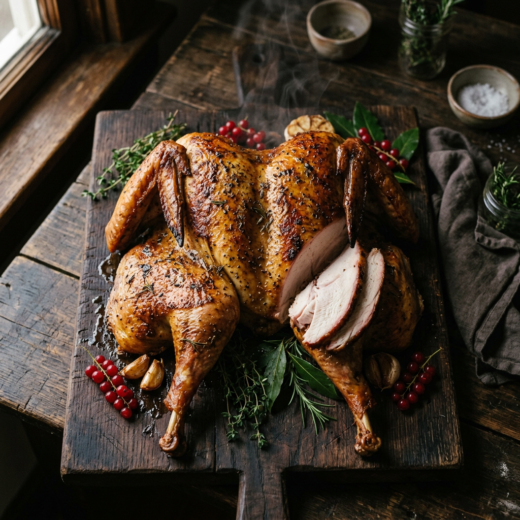 Weekend Cook — Smoked Turkey for Thanksgiving