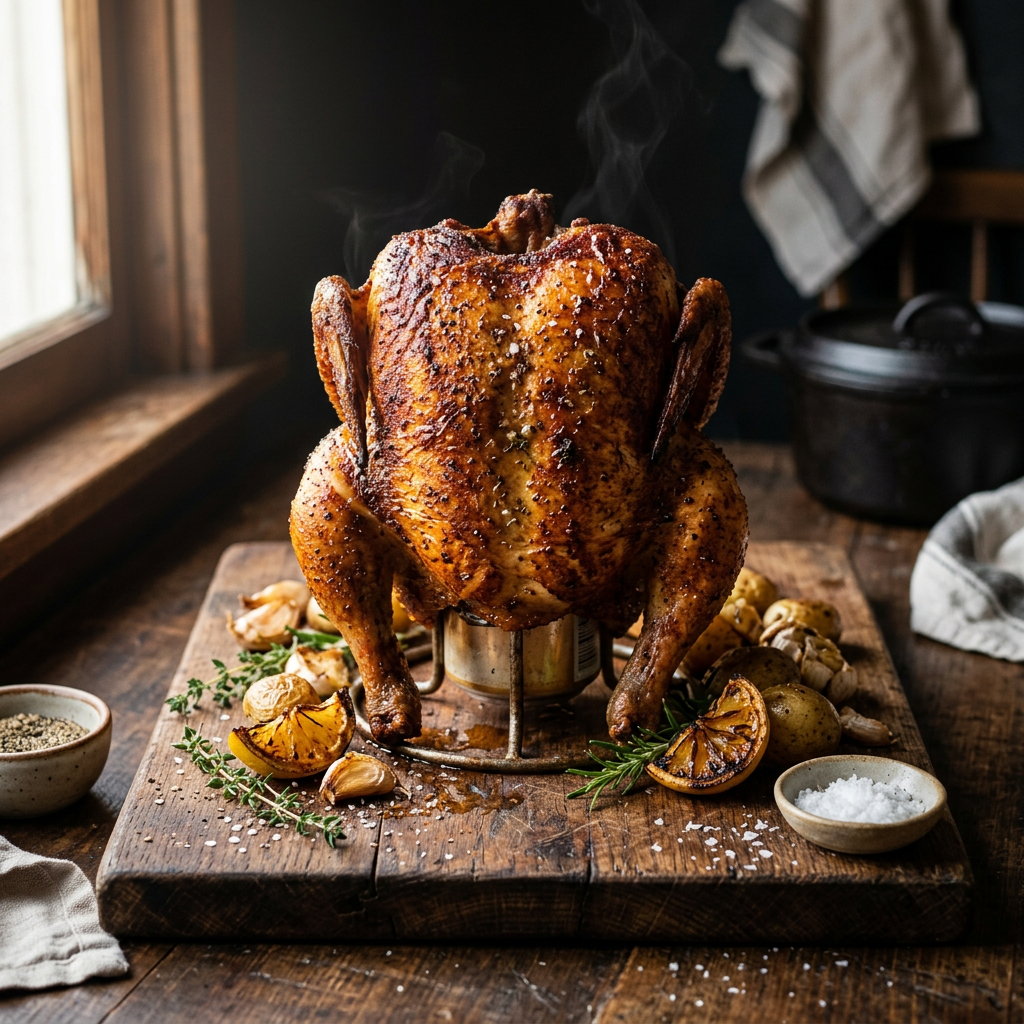 Weekend Cook — My Take on My Take on Weekend Cook — My Take on Beer-Can Whole Chicken