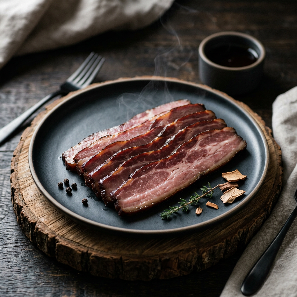 Cold-Smoked Wild Boar Bacon