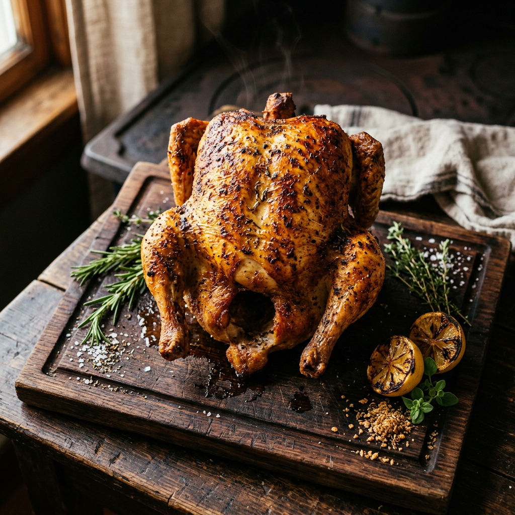 Sunday's Backyard Version of Weekend Cook — My Take on My Take on Weekend Cook — My Take on Beer-Can Whole Chicken
