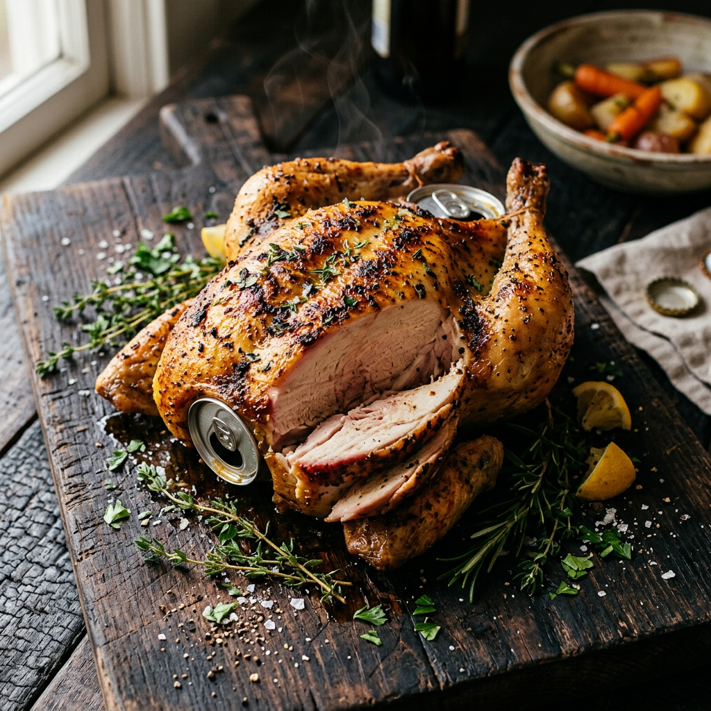My Take on My Take on Weekend Cook — My Take on Beer-Can Whole Chicken