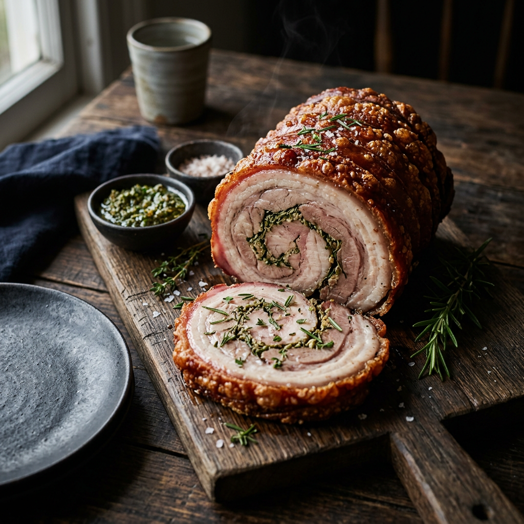 Sunday's Smoked Porchetta Roll