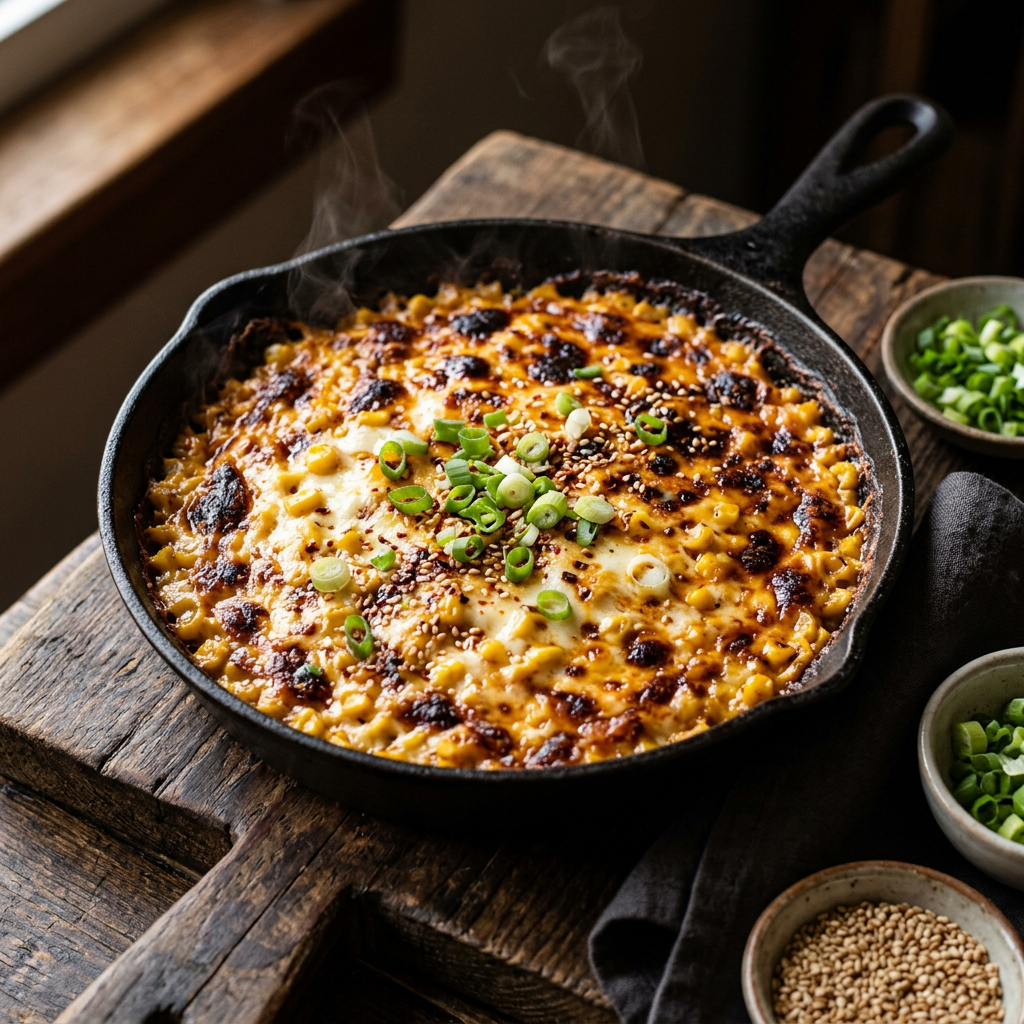 Backyard Version of My Take on Backyard Version of Smoked Korean Corn Cheese