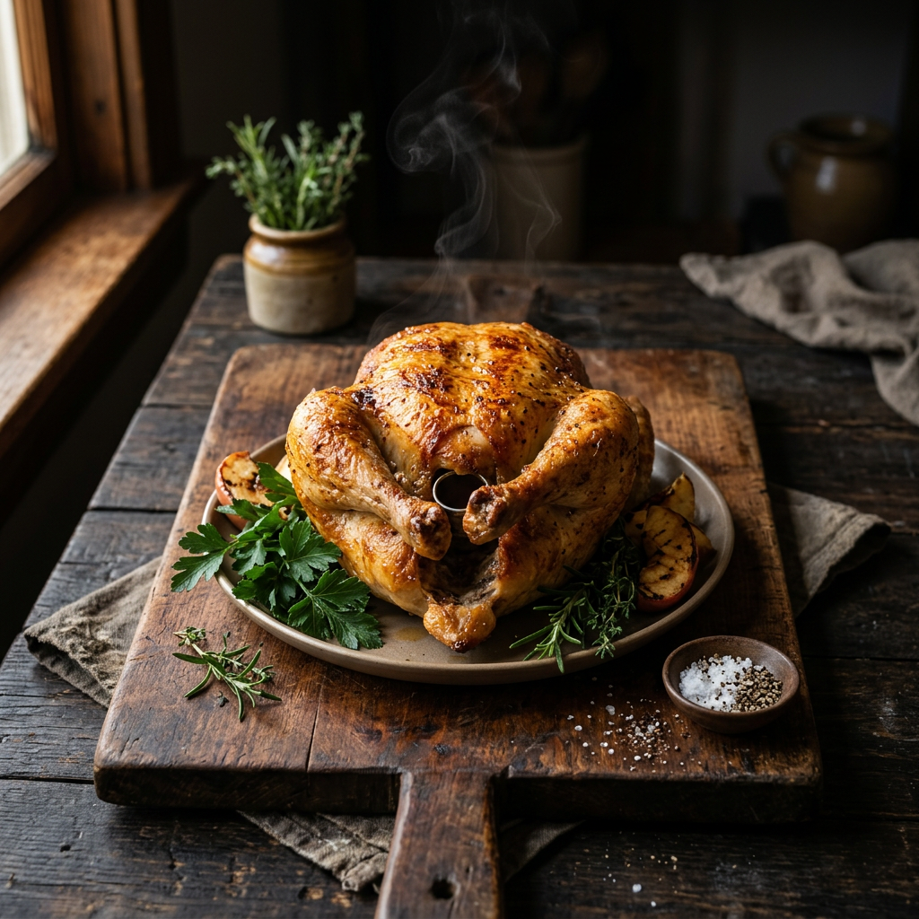 My Take on My Take on Beer-Can Whole Chicken