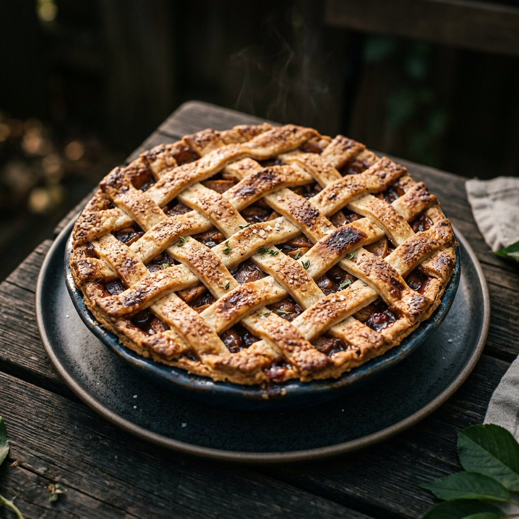 Weekend Cook — Backyard Version of Pellet Smoker Smoked Apple Pie