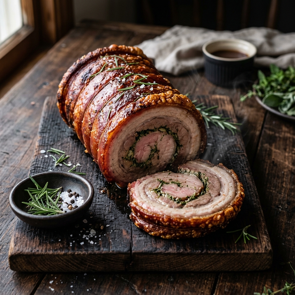 Weekend Cook — Sunday's Sunday's Smoked Porchetta Roll