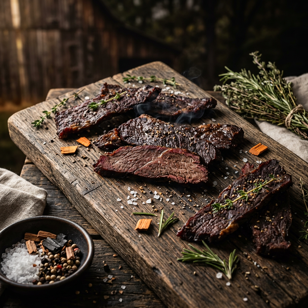 Backyard Version of Smoked Beef Jerky