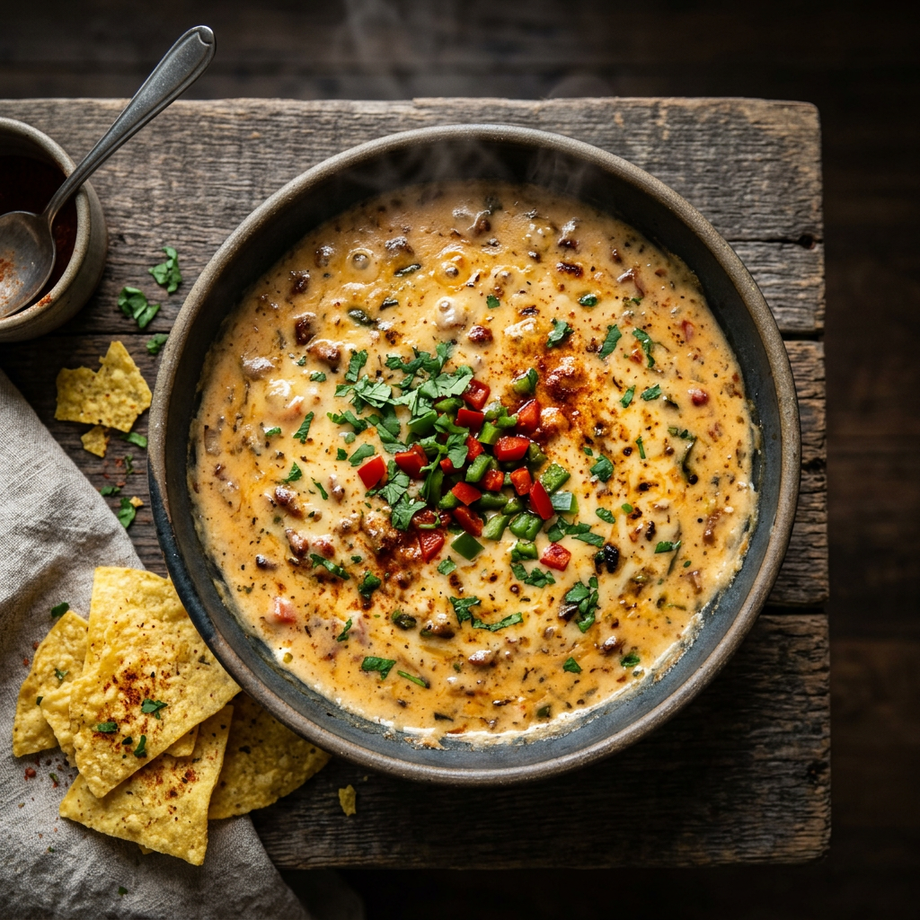 Weekend Cook — Pellet-Cooker Smoked Queso