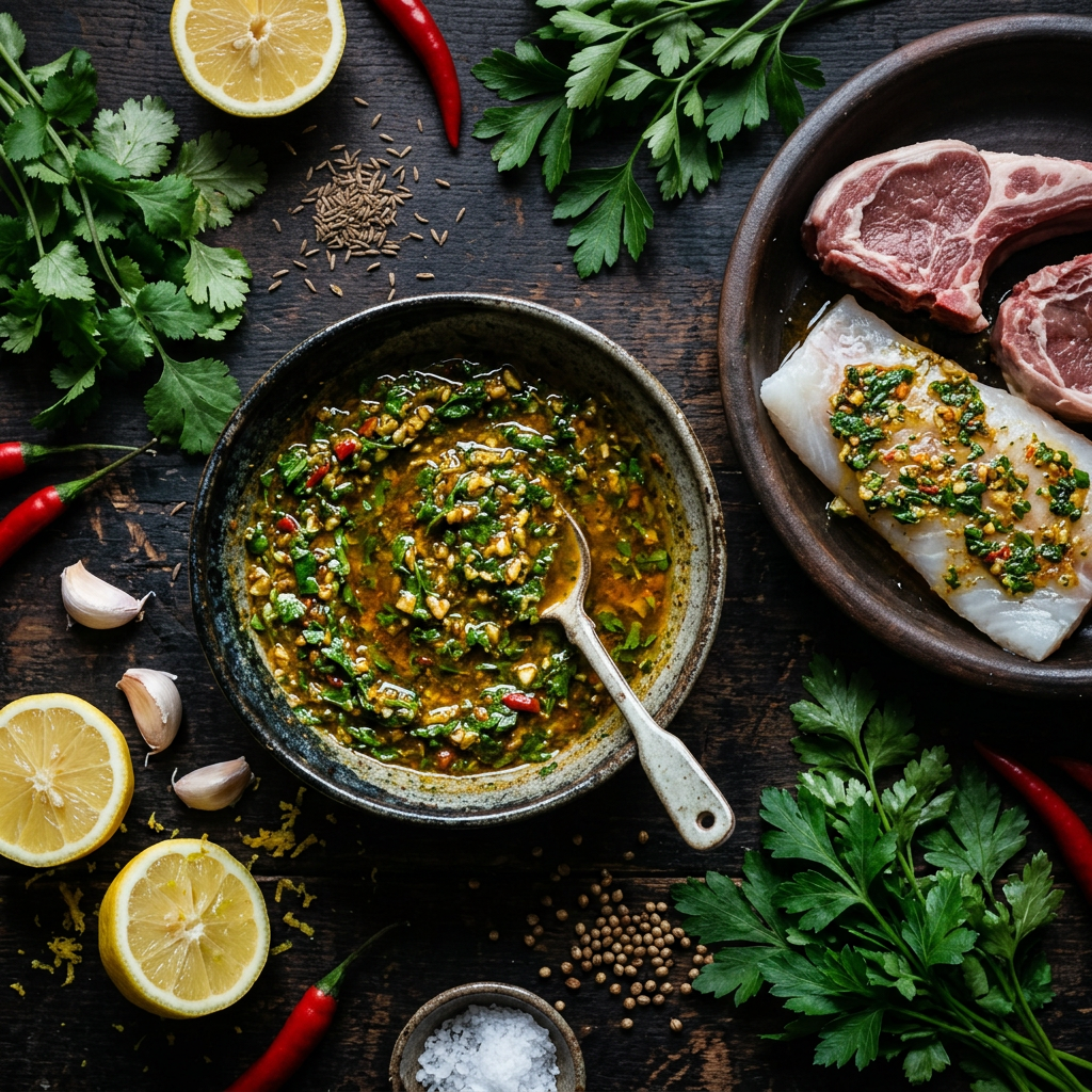 Chermoula as Marinade