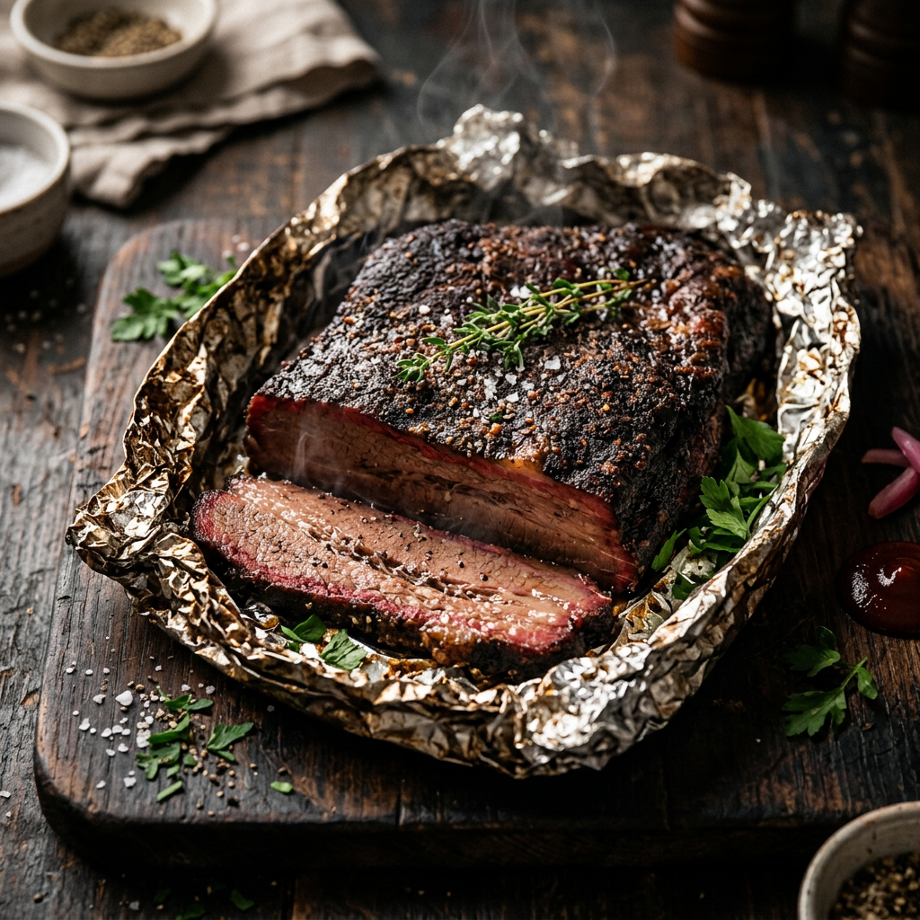 Foil-Boat Brisket